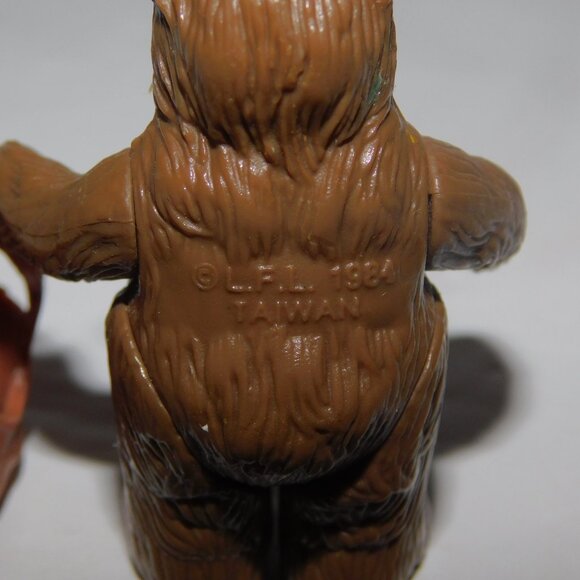 VTG 1984 Kenner Star Wars ROTJ Ewok Wicket W. Warrick 2" Figure w Hood - Picture 6 of 8